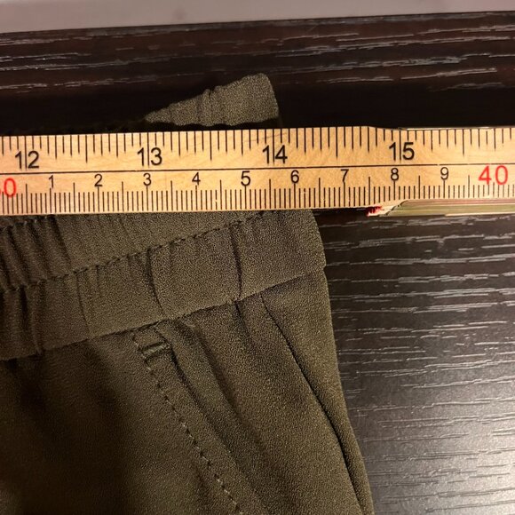 Banana Republic Pull On Elastic Waist Jogger Pant Athleisure Stretch Green Sz 4 - Picture 5 of 6